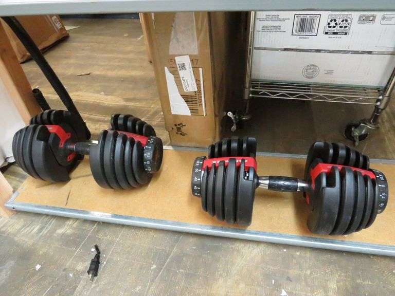 * 2) Bowflex SelecTech Adjustable Dumbbells