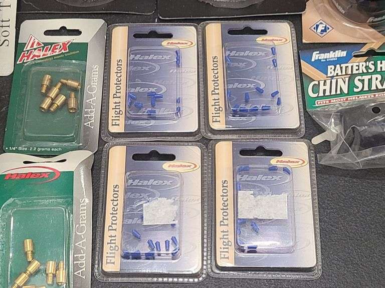 Halex Flight Protectors, Add-A-Grams, Cleat Kaddy, Soft Tip Accessory Kit, Swing Rings and More