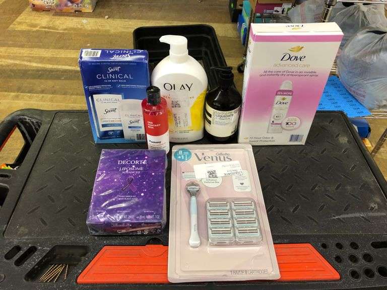 Secret Deodorant, Yummy Body Wash, Olay Body Wash, Aesop Body Cleanser, Dove Spray Deodorant, Gillet