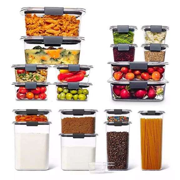 Rubbermaid 40-Piece Leak Proof Food Storage Container Variety Pack
