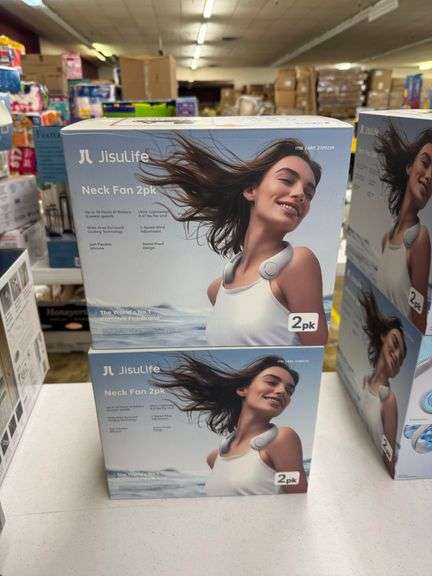 2) Jisulife Neck Fan Two Packs