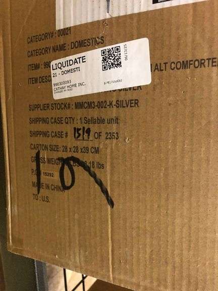 Down Alternative Comforter - Silver