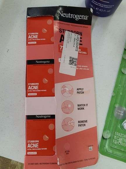 Neutrogena Acne Patches, Razors, Nexxus Leave-In Spray, Nature Well Body Cream