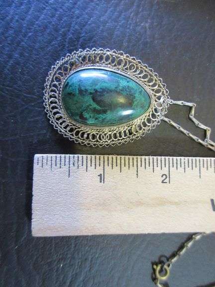 .925 Silver Pendant with Pin