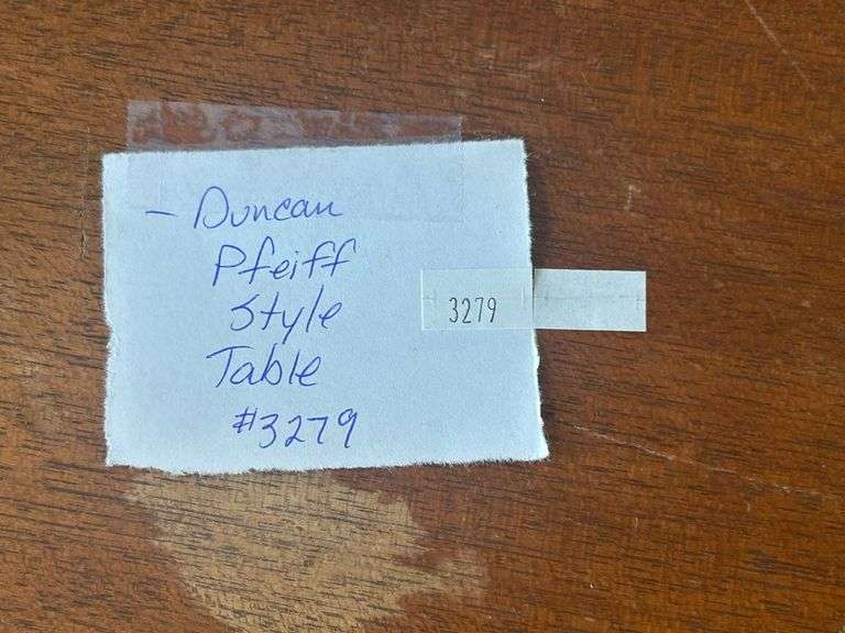 Duncan Pfeiff Style Side Table