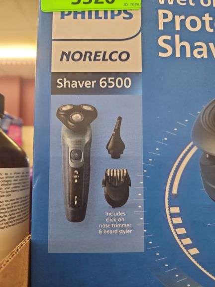 Philips Wet or Dry Protective Shave Shaver 6500