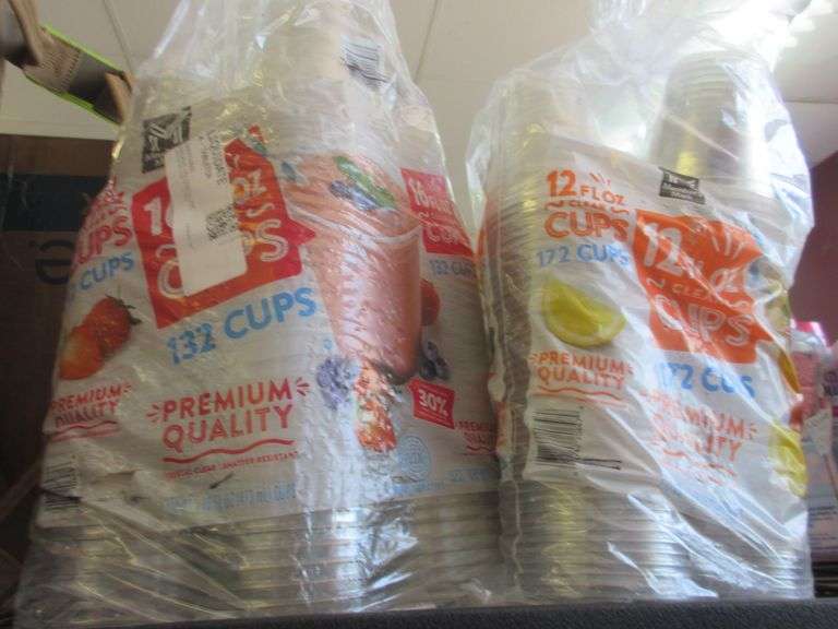 2) Plastic Cups