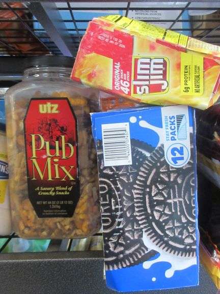 Utz Pub Mix, Slim Jim Pack, Oreo Pack