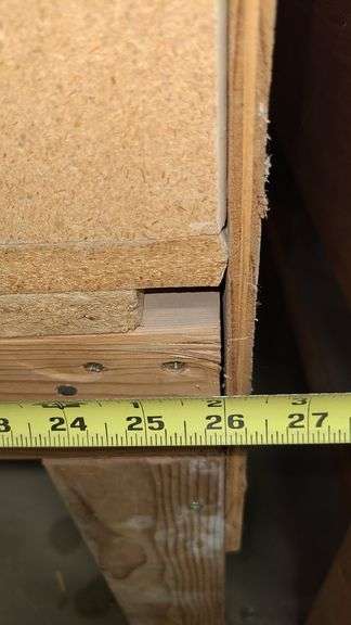 * Workbench with Bin Storage System
