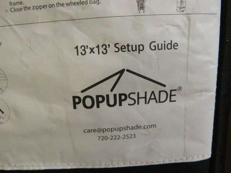 Pop-Up Shade 13ft. x 13ft.*
