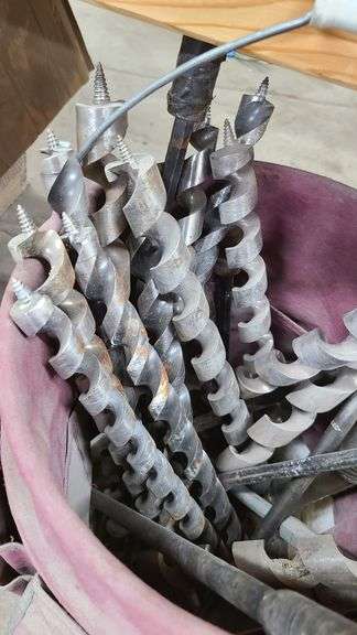 Bucket of Auger Bits
