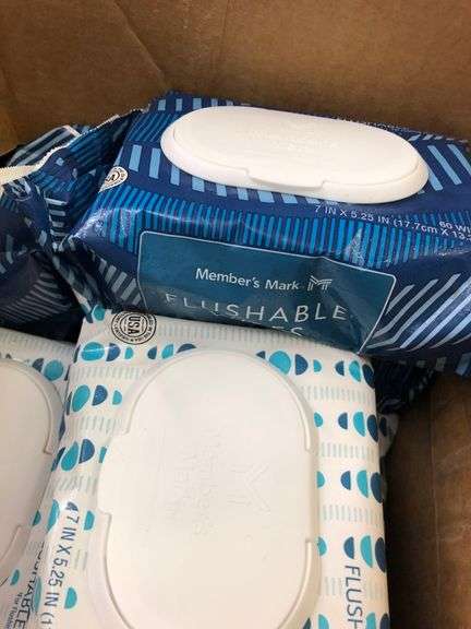 Box Of Flushable Wipes