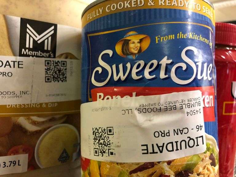 2) Sweet Baby Rays BBQ Sauce, French's Yellow Mustard, Honey Mustard Dressing, Boneless Chicken