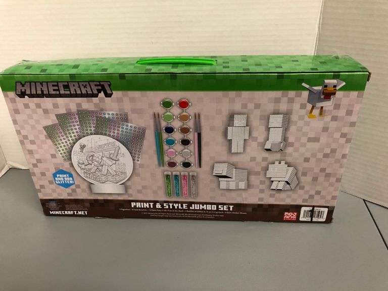 Minecraft Paint And Style Jumbo Set