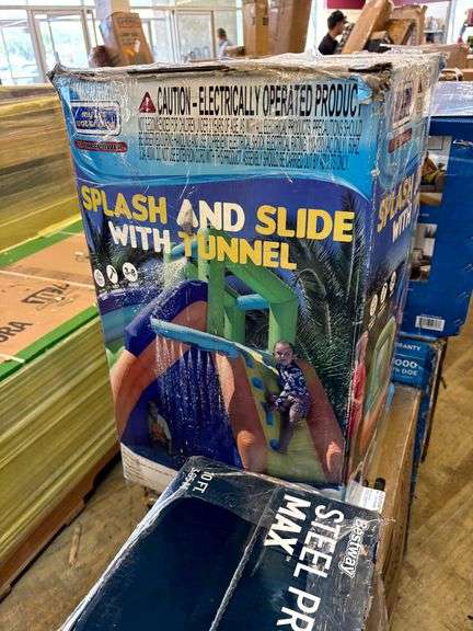 My 1st Splash and Slide with Tunnel