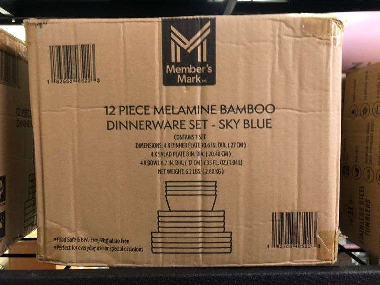 Melamine Bamboo Dinnerware Set