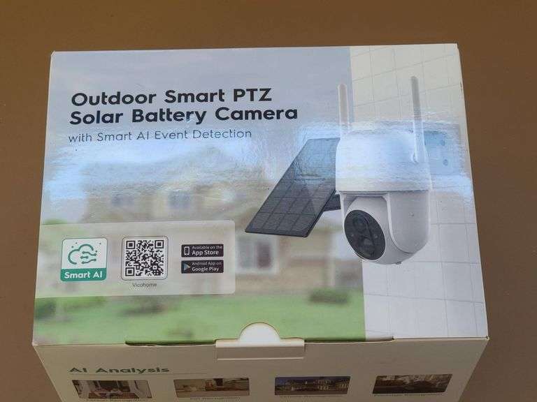 Outdoor Smart PTZ Solar Battery Camera