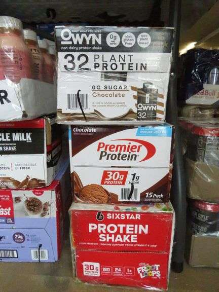 Sixstar Protein Shake, Premier Protein, Owyn Protein Shake