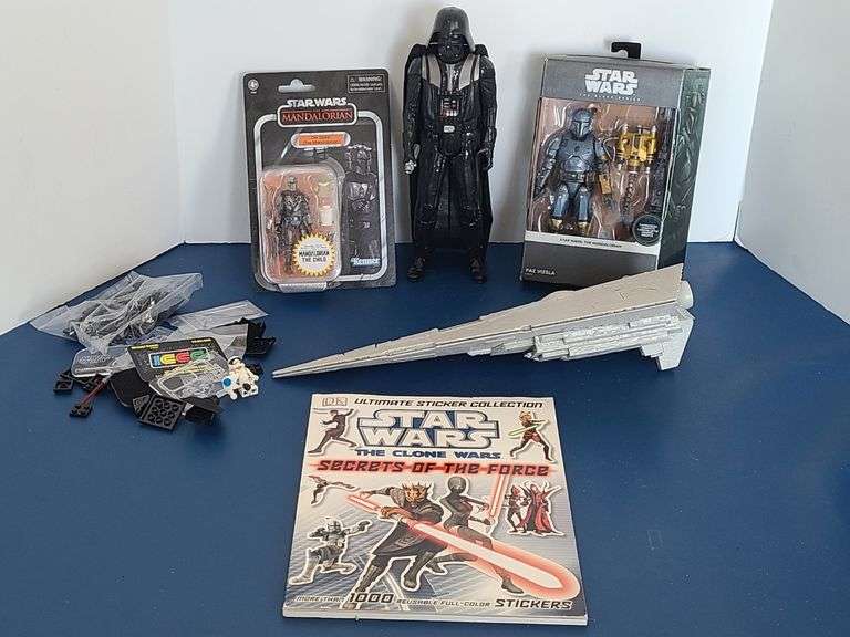 Star Wars Collectables: Action Figures, Sticker Book, Ship, Building Set