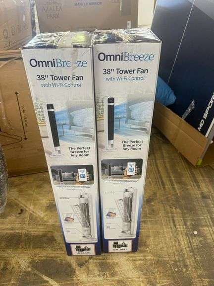 2) Omnibreeze Tower Fans