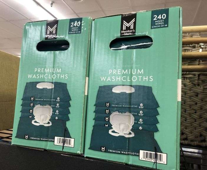 2) Premium Washcloths