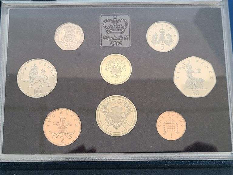 1986 United Kingdom Proof Coin Collection