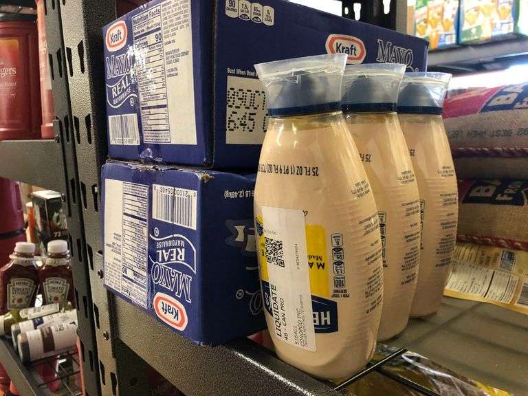 3) Hellman's Real Mayo Squeeze Bottle, 2) Kraft Real Mayo Pouches