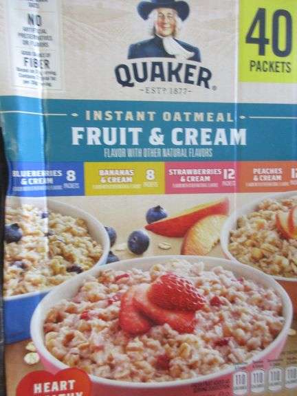 Kodiak Flapjack Power Cup Variety Pack, Quaker Instant Oatmeal Fruit & Cream Variety Pack