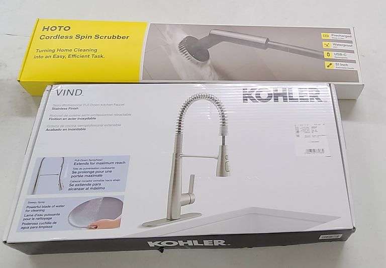 *Kohler Faucet,Cordless Spin Scrubber