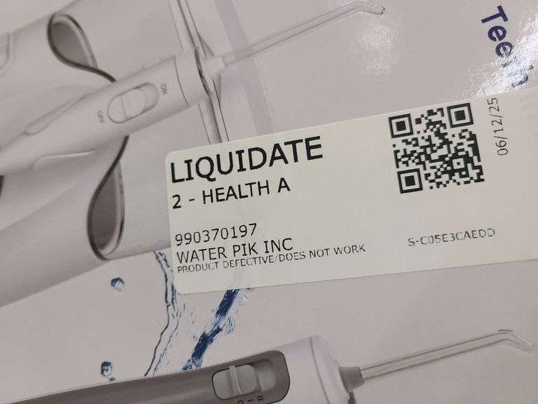 *Waterpik Water Flosser