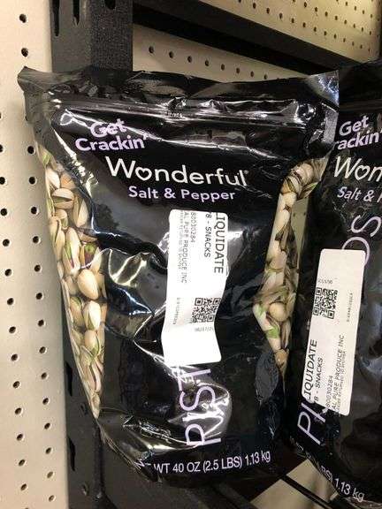 2) Wonderful Salt And Pepper Pistachios