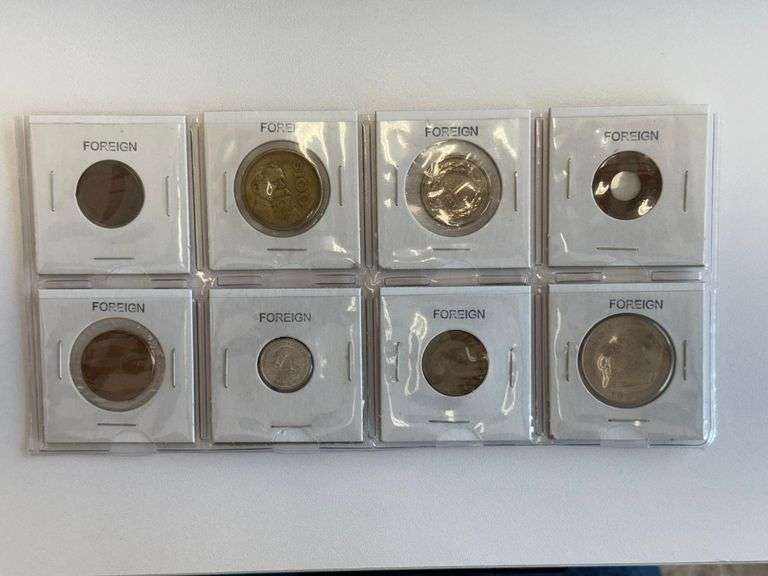 8) Foreign Coins