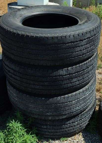 4) Firestone Transforce HT Tires 275/70R18 - Prime Time Auctions, Inc.