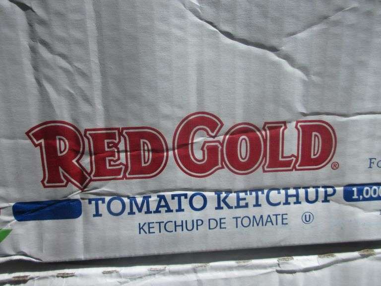 2) Red Gold Tomato Ketchup Case of Packets