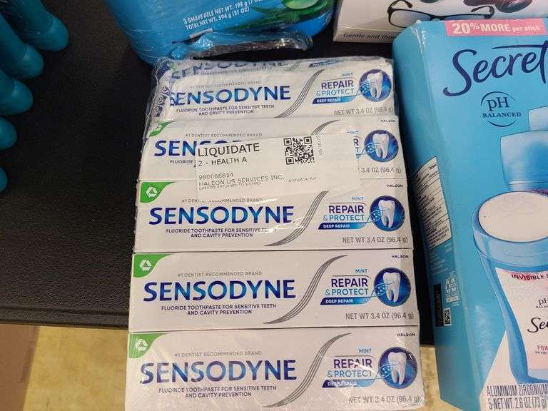 Lens Wipes, Shave Gel, Sensodyne, Aveeno Baby Wash & Shampoo, Secret, Colgate Toothbrushes