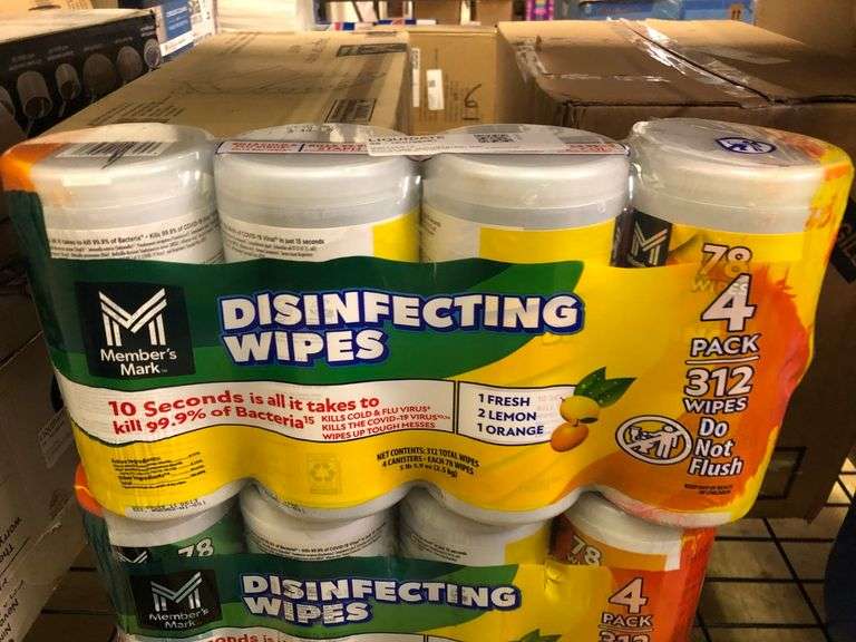 2) Disinfecting Wipes 4pk