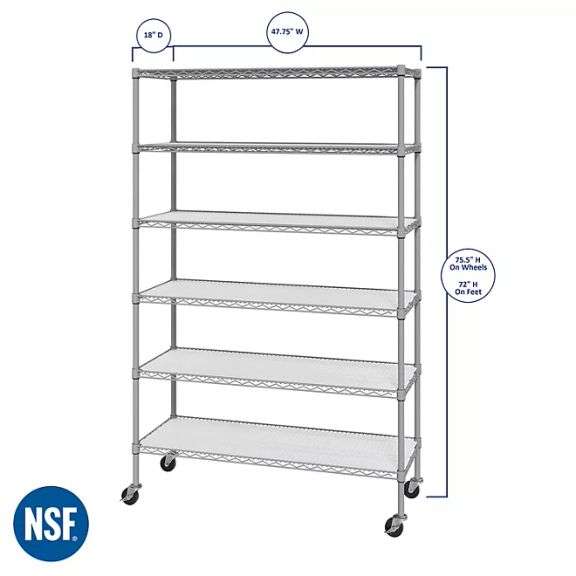 * Wire Shelving