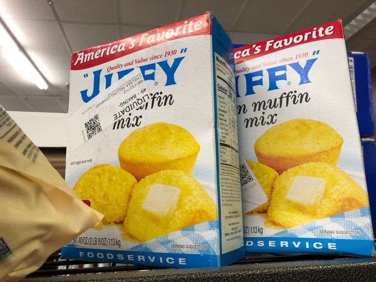 2) Almond Flour, 2) Jiffy Corn Muffin Mix
