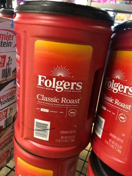 4) Folgers Classic Roast Ground Coffee