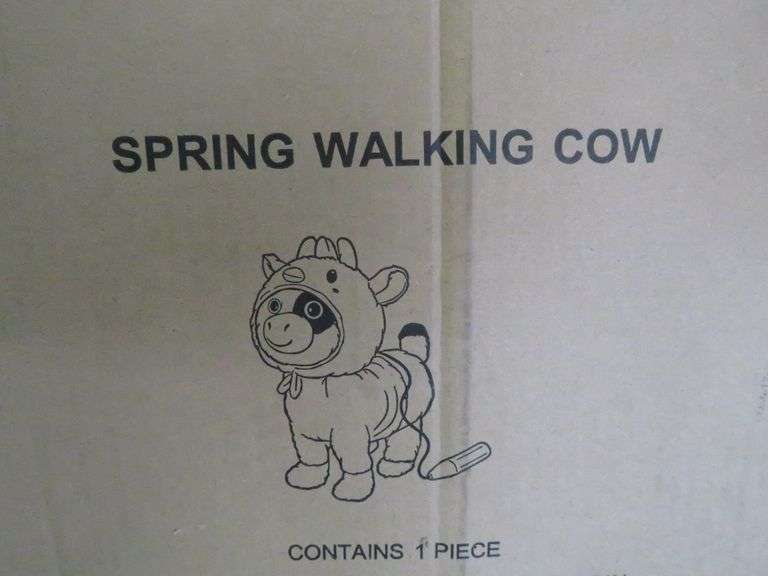 Spring Walking Cow