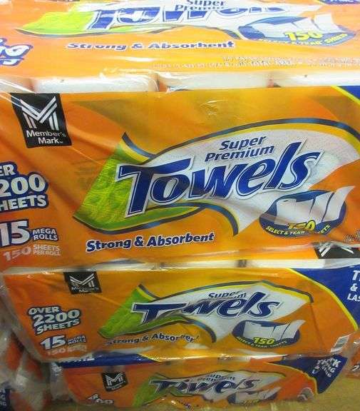 3) Super Premium Paper Towels
