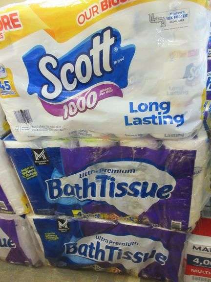 2) Ultra Premium Bath Tissue, Scott Bath Tissue