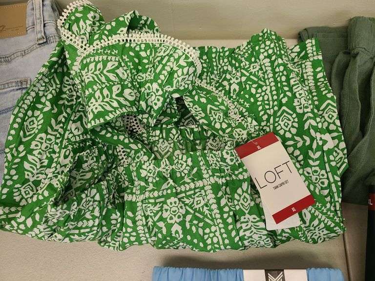 8) T-Shirts, Shorts, Dress, Short Set, Gauze Dress, Lounge Pants, Button Up Shirt