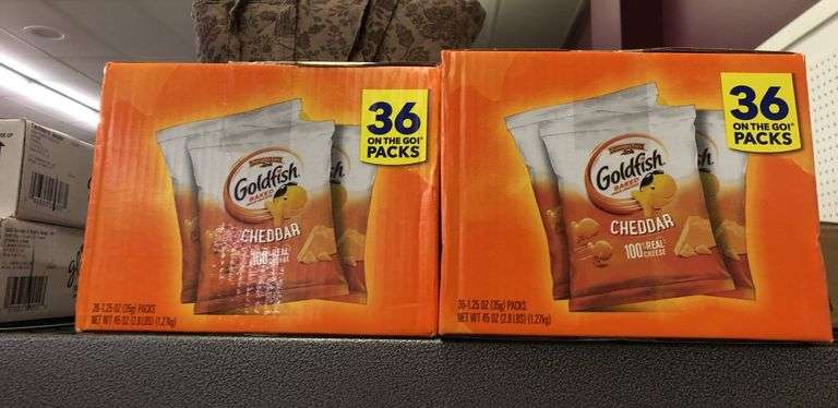 2) Goldfish Baked Crackers