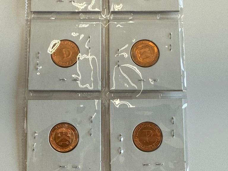 8) US Treasury Commemorative Medallions