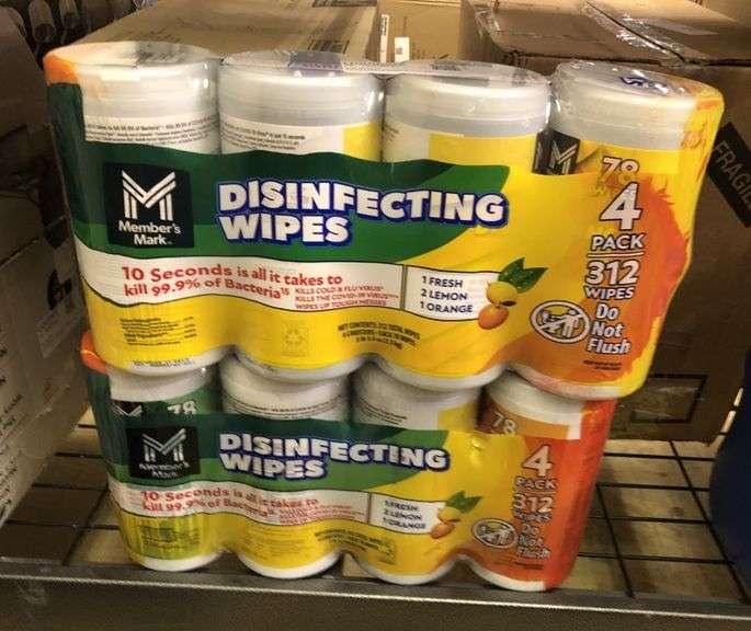 2) Disinfecting Wipes 4pk