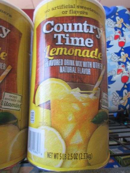 2) Country Time Lemonade Drink Mix, 40 Iced Tea Mix
