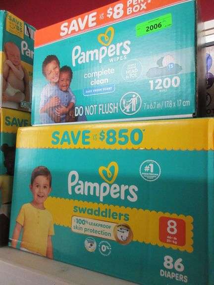 Pampers Wipes Complete Clean, Pampers Swaddlers Size 8