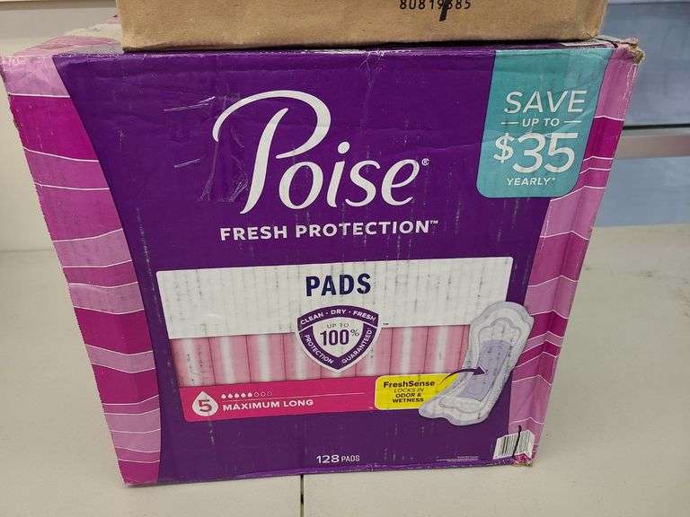 Poise Pads, Cotton Top Layer Ultra Thin Pads