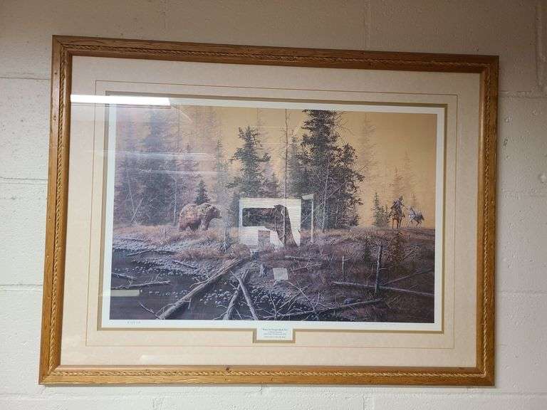 Framed Print "What Ya-Hanging Back Fur"